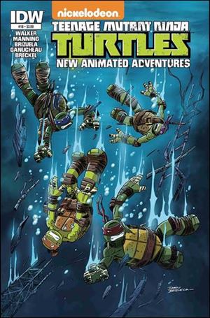 Teenage Mutant Ninja Turtles New Animated Adventures issue 18 Dario Brizuela Cover
