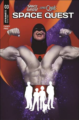 Space Ghost / Jonny Quest: Space Quest issue 3-D Ben Oliver Cover
