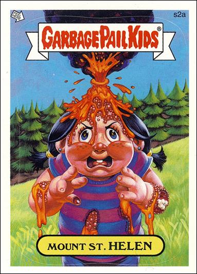 Garbage Pail Kids All-New Series 4 (Scratch 'n Stink Subset) card s2a Mount St. Helen