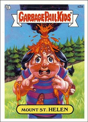 Garbage Pail Kids All-New Series 4 (Scratch 'n Stink Subset) card s2a Mount St. Helen