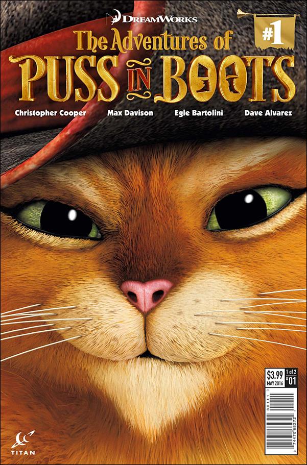 Puss in Boots issue 1 Animation Cover