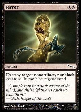 Magic the Gathering: Mirrodin (Base Set) card 79 Terror