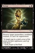 Magic the Gathering: Mirrodin (Base Set) card 79 Terror
