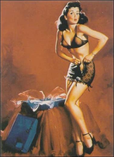 Elvgren's Calendar Pinups 2 (Base Set) card 2 Going to Waist