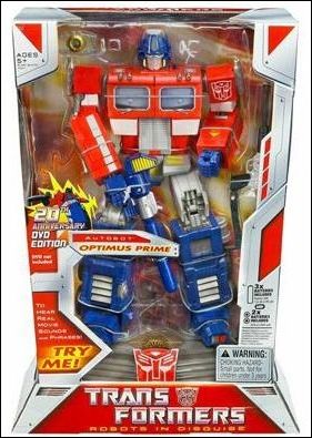 Transformers 20th Anniversary DVD Edition figure 1-- Optimus Prime