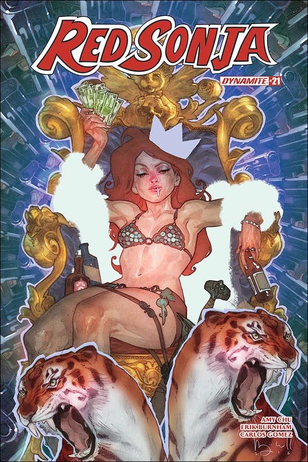 Red Sonja (2017) issue 21-B Ben Caldwell Cover