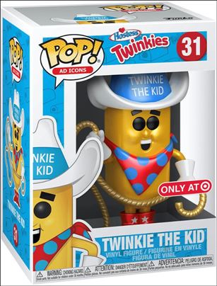 POP! Ad Icons figure 31-C Twinkie the Kid (Metallic) Target Exclusive