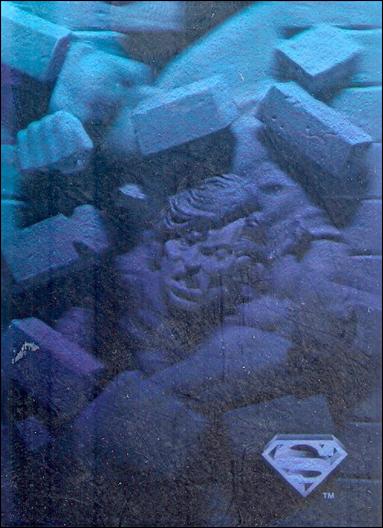 Superman Holo Series (Silver Hologram Base Set) card 50 Checklist