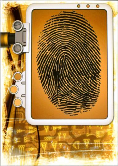 Conspiracy Files of Dean Haglund (Fingerprint Subset) card FP-4
