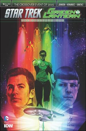 Star Trek/Green Lantern (2015) issue 6-B Cat Staggs Subscription Cover