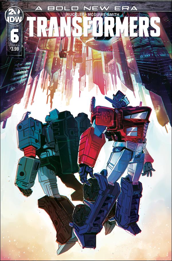 Transformers (2019) issue 6-B Beth McGuire-Smith Cover