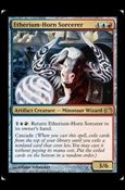 Magic the Gathering: Planechase 2012 Edition (Base Set) card 91 Etherium-Horn Sorcerer