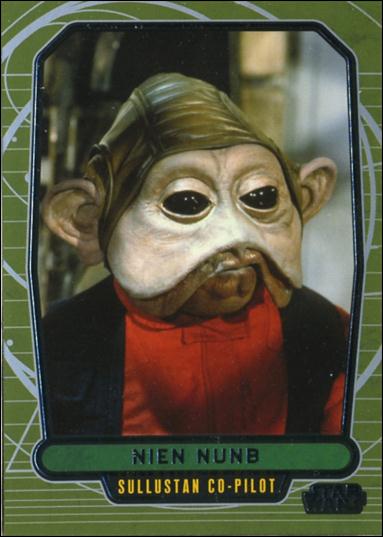 Star Wars Galactic Files (Base Set) card 168 Nien Nunb Sullustan Co-Pilot