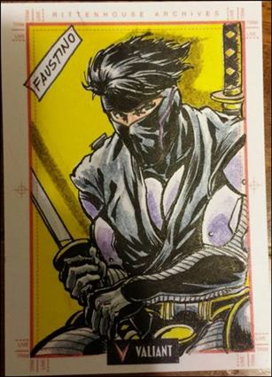 2013 Valiant Comics Preview Trading Card Set (Sketch Card Subset) card NF-04