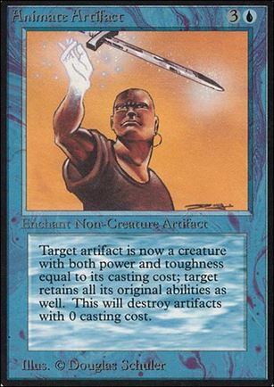 Magic the Gathering: Limited Edition Alpha (Base Set) card 48 Animate Artifact