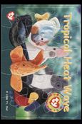 Beanie Babies Series 1 (Puzzle Cards Subset) card nn6 Tropical Heat Wave