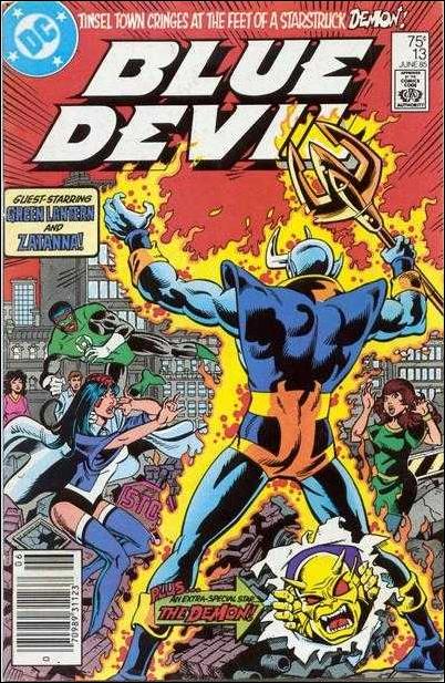 Blue Devil issue 13-B Newsstand Cover