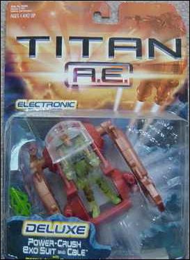 Titan A.E. (Movie) Electronic Vehicles figure 2 Power-Crush Exo Suit and Cale