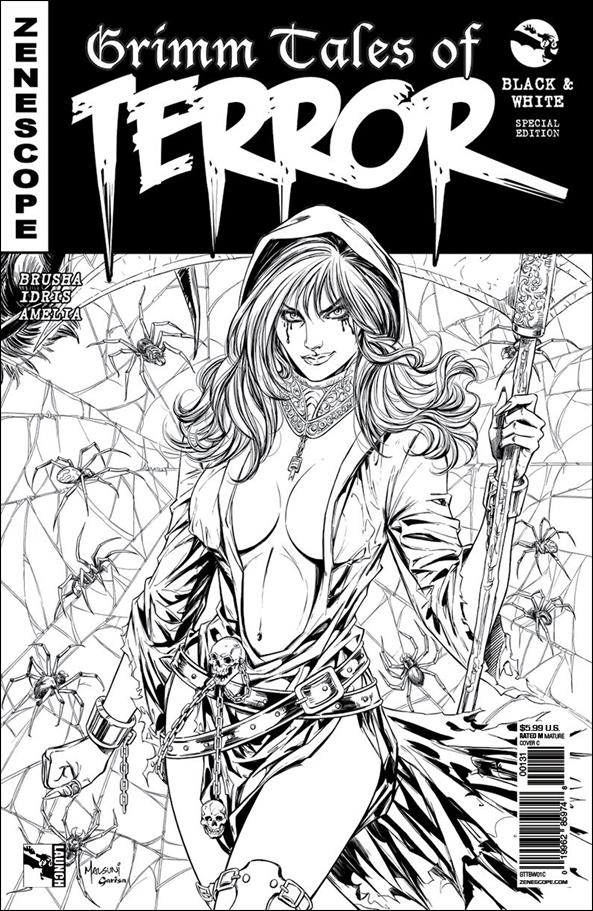 Grimm Tales of Terror Black & White Special Edition issue nn-C Abhishek Malsuni Cover
