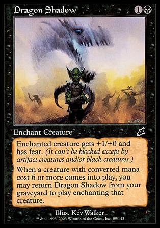 Magic the Gathering: Scourge (Base Set) card 65 Dragon Shadow