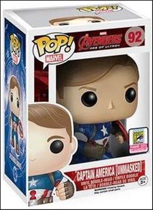 POP! Marvel figure 92 Captain America (Unmasked)
