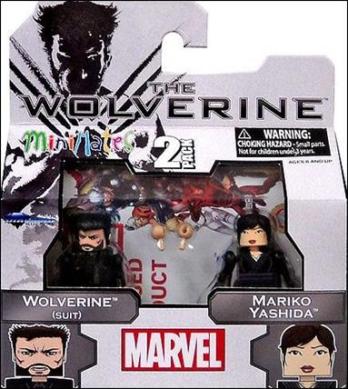 Marvel Minimates figure 153 Wolverine (Suit) and Mariko Yashida