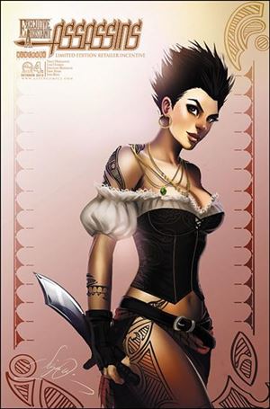 Executive Assistant: Assassins issue 4-C Siya Oum 3:16 Pirate Cover
