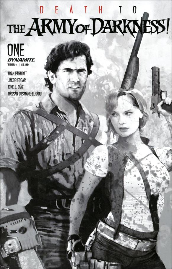 Death to the Army of Darkness issue 1-M Arthur Suydam 1:40 Black & White Cover