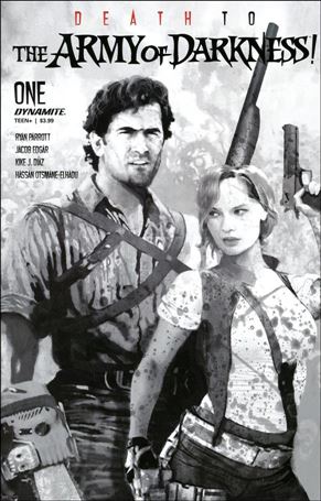 Death to the Army of Darkness issue 1-M Arthur Suydam 1:40 Black & White Cover