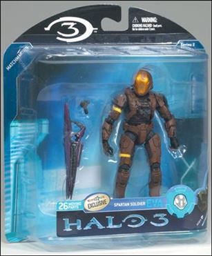 Halo 3 Multiplayer (Series 2) figure 9 Spartan E.V.A. (Brown Armor)