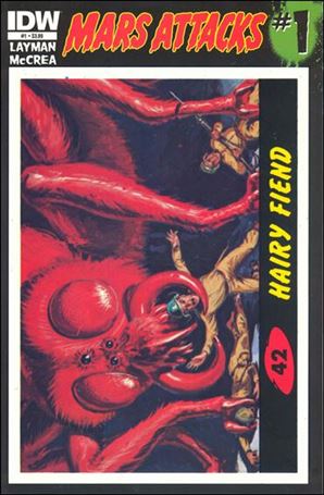 Mars Attacks (2012) issue 1-ZP Card #42 (Hairy Fiend)