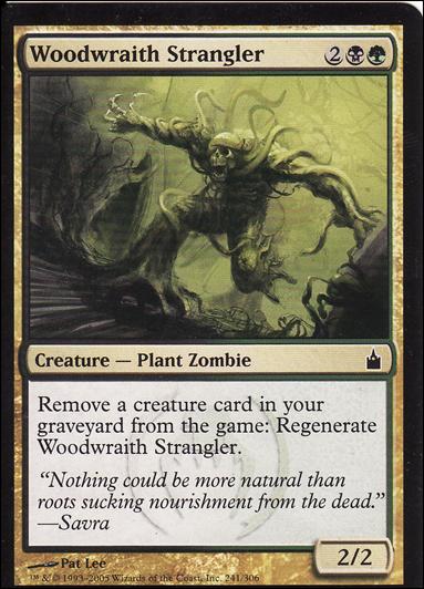 Magic the Gathering: Ravnica (Base Set)  card 241 Woodwraith Strangler