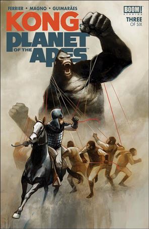 Kong on the Planet of the Apes issue 3 Mike Huddleston Cover