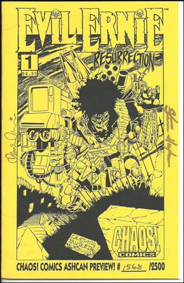 Evil Ernie: The Resurrection issue Ashcan (Signed by Brian Pulido and Stephen Hughes) 1/2500