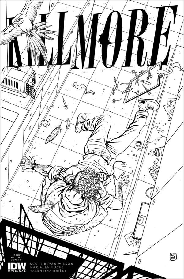 Kill More issue 2-C Goran Sudzuka 1:10 B&W Cover