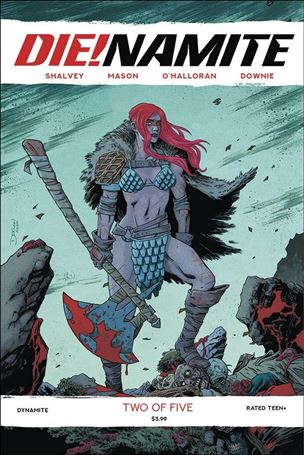 Die!namite issue 2-D Declan Shalvey Cover