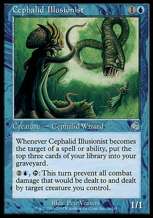 Magic the Gathering: Torment (Base Set) card 28 Cephalid Illusionist
