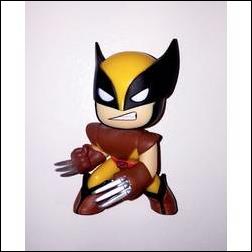 X-Men Mystery Minis figure 17 Wolverine (Brown) Gamestop.com Exclusive