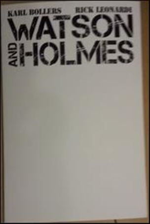 Watson & Holmes issue 1-E Blank Kickstarter Cover (Remarked by Leonardi) 
