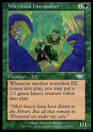 Magic the Gathering: Legions (Base Set) card 145 Wirewood Hivemaster