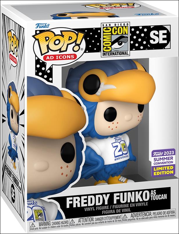 POP! Ad Icons Special Edition figure SE2-B Freddy Funko as Toucan Summer Con Exclusive