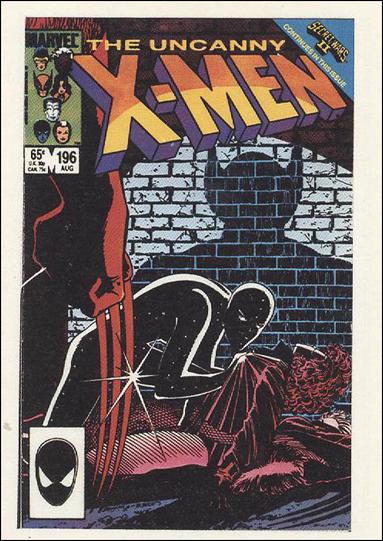 Uncanny X-Men Cover Series II (Base Set) card 21 Issue  #196