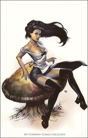 Beyond Wonderland issue 0-E Keu Cha Jay Company Virgin "Gothic" Cover 1/100