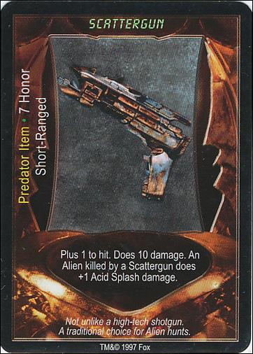 Aliens/Predator (Base Set) card 302 Scattergun
