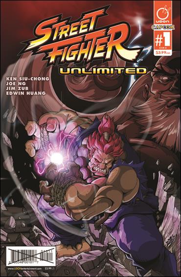 Street Fighter Unlimited issue 1-N Ozzy Fernanadez Heroes' Haven Akuma Cover