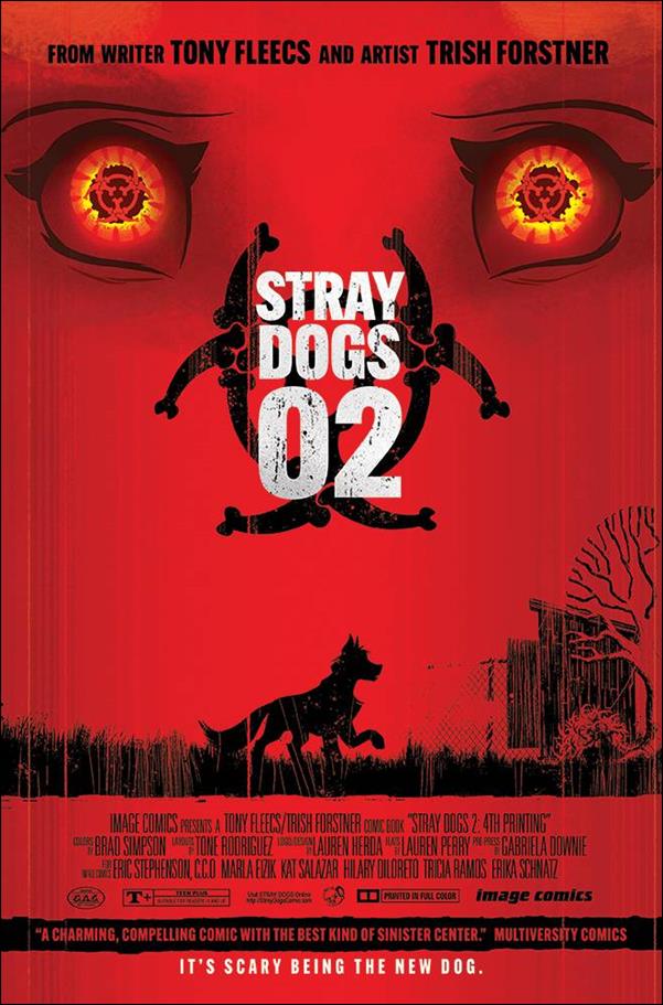 Stray Dogs issue 2-E Fourth Printing Cover
