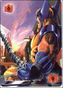 Marvel OverPower (Base Set) card nn294 Fighting Level 6 Power Card