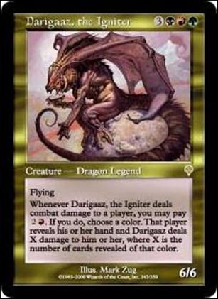 Magic the Gathering: Invasion (Base Set) card 243 Darigaaz, the Ignitor