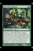 Magic the Gathering: Lorwyn (Base Set) card 214 Gilt-Leaf Ambush