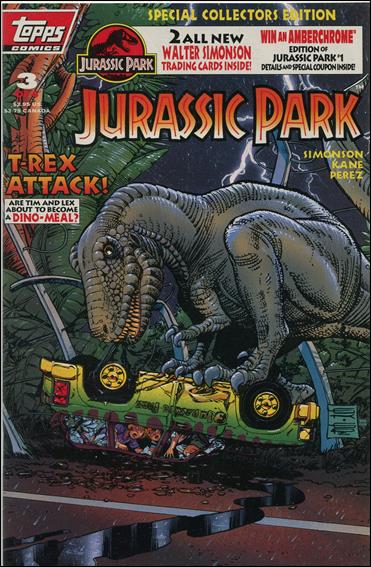 Jurassic Park (1993) issue 3-B Unbagged